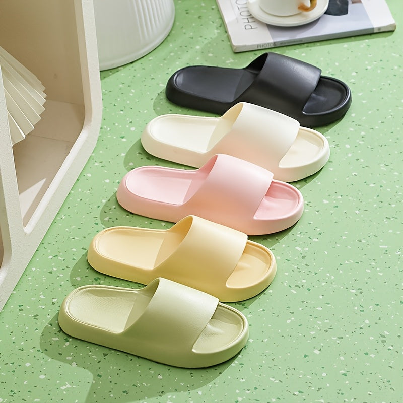 Shower Slippers Home Slippers – Perfect for Family, Beach, and Travel Use by Both Men and Women – Comfortable Indoor Slippers Suitable for Shower, SPA, Pool, College Outdoor Slippers – Soft and Cozy Open-Toe House Shoes