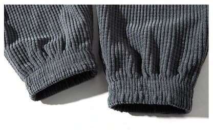 Baggy Corduroy Jogger Pants Men Tech Fleece Sweatpants Man Autumn Winter Casual Harem Pants Male Sport Thermal Trousers